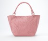 Сумка Chris Tote, кожа страуса, розовый фламинго, Rarity Handbags