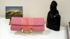 Клатч из кожи страуса, цвет Pink, бренд Rarity Handbags