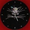 Часы с кристаллами Сваровски Кошка